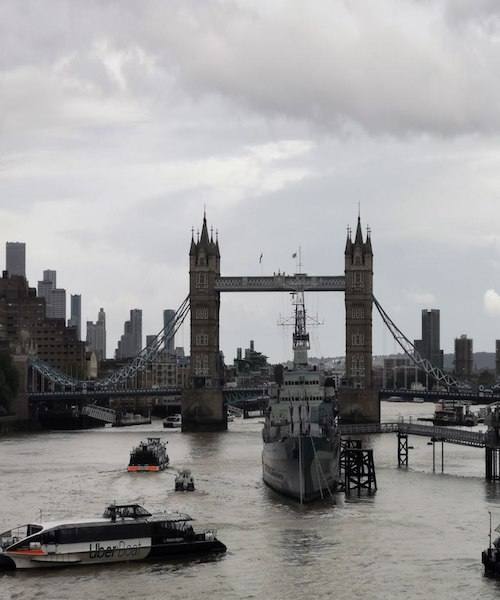 Tower Bridge and the Thames, London
